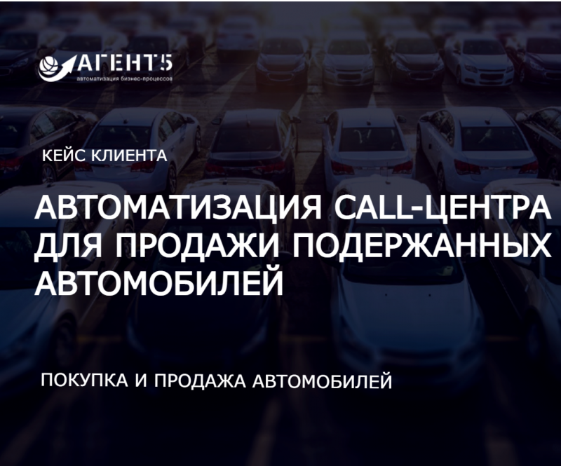 Внедрение Битрикс24 для автоматизации call-центра для продажи подержанных автомобилей 